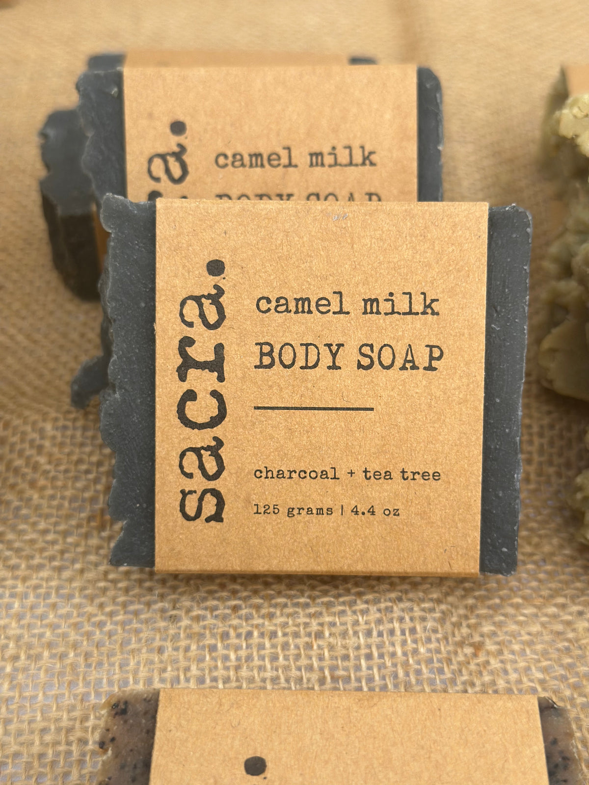 Charcoal + Tea Tree Camel Milk Soap