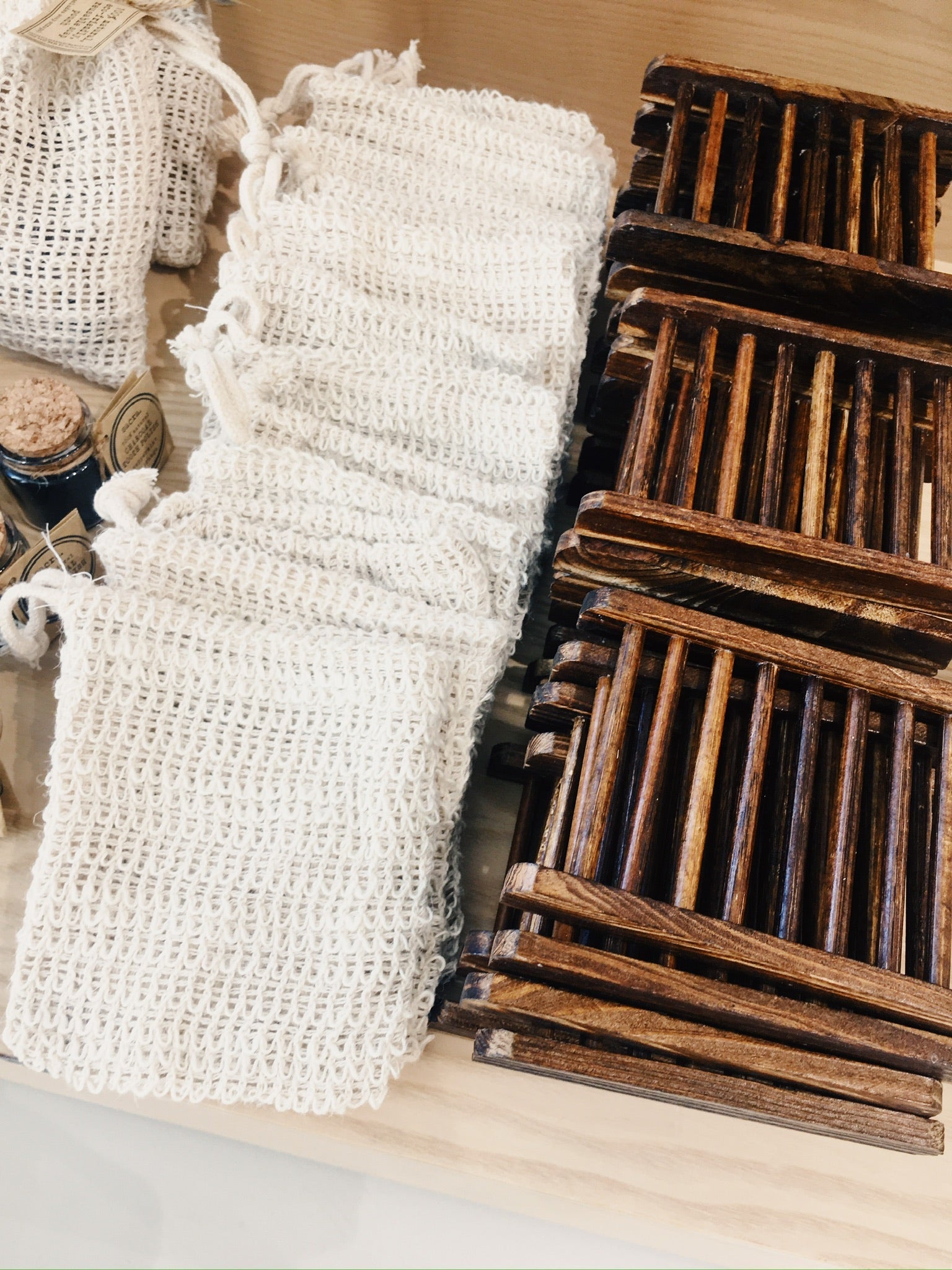 Bamboo Soap Rack